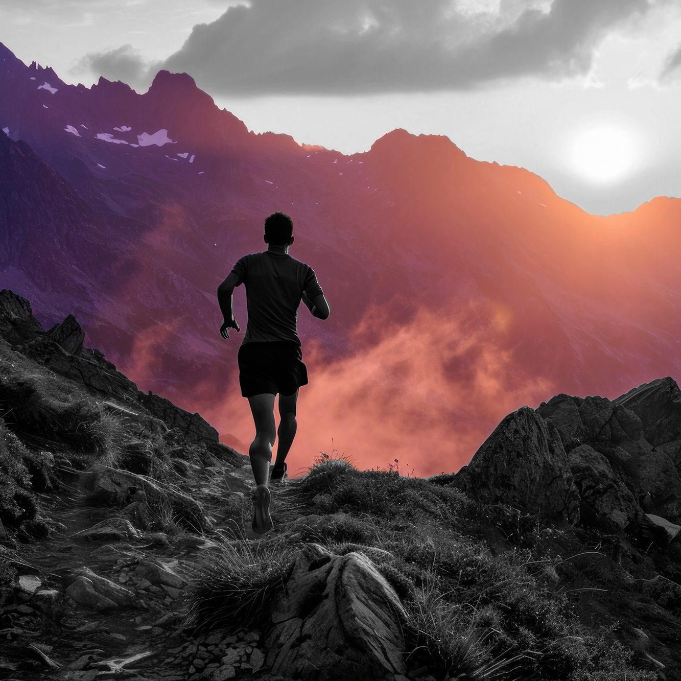 Museo Runner into the Mountains